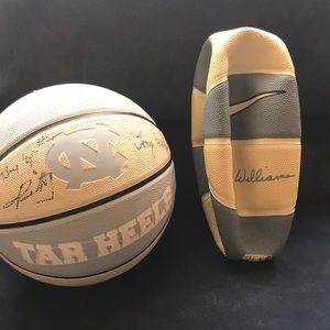 Two unc basketballs